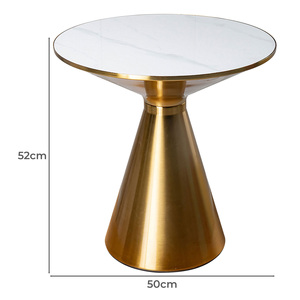 handmade <b>GOLD</b>/WHITE /metal side <b>table</b> for living room <b>small</b> round hammered metal accent <b>table</b> modern <b>gold</b> metal end <b>table</b> - Product Image 5