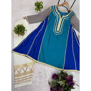 ชุดเซ็ตผ้าชีนอนใหม่ พร้อมงานปักโกต้าปัตติ สีสันสดใส พร้อมสวมใส่ ชุดพื้นเมืองสำหรับงานเทศกาล คอลเลคชั่นดีไซเนอร์ - Product Image 6