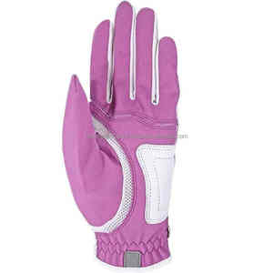 Gants de golf Cabretta tout temps en cuir avec logo personnalisé en gros pour hommes, respirants avec emballage OEM Pcs - Product Image 4