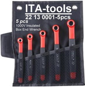 ฉนวนกันไฟฟ้า VDE 1000V 75 °   ประแจปากตายแบบออฟเซ็ต - Product Image 2