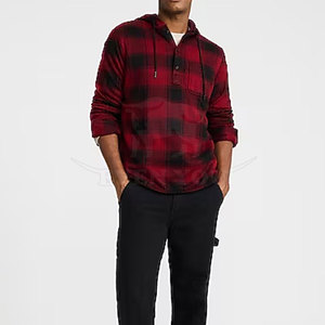Sweat-shirts en flanelle de qualité supérieure pour hommes, tissu chaud et doux, coupe confortable, vêtements décontractés pour l'hiver, en vente - Product Image 6