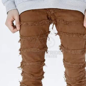 Pantalones Clásicos de Lona de Cintura Media, Ligeros, con Costuras Duraderas, Tacto Suave, para Uso Diario Informal, MOQ Bajo - Product Image 5