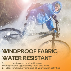 Guantes Térmicos Profesionales para Esquí, Manoplas Impermeables para Snowboard, Equipo Transpirable de Invierno con Tela de Alta Densidad para Deportes de Nieve - Product Image 4