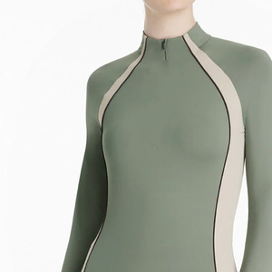 Hot Selling <b>Women</b> Slim Fit Long Sleeve Horse Riding T Shirt Custom Active Wear Horse Riding High-Neck Sports T- Shirts - Product Image 4