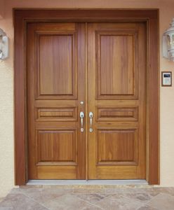Portes en bois insonorisées sur mesure de qualité supérieure - Portes en bois avec bloc-porte - Portes extérieures en bois - Product Image 3