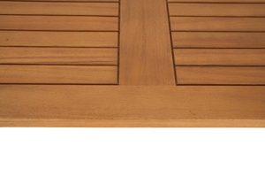 Mesa de comedor de patio de madera de acacia moderna de fabricante de Vietnam, muebles de exterior plegables que ahorran espacio, duraderos para hoteles y villas - Product Image 5