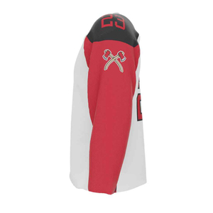 Maillots de hockey sur glace personnalisés en gros, coupe adulte, tissu respirant, séchage rapide, design parfait pour l'entraînement et les matchs de compétition - Product Image 6