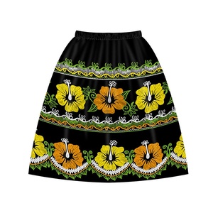 High Quality Customized Women's Micronesian Skirts Polynesian Printed Embroidery Fashion Breathable Micronesian Skirts - Product Image 6