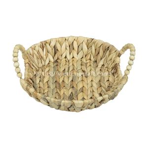 Plateau de service rectangulaire pliable en jacinthe d'eau écologique Viettimecraft, couleur personnalisée, matériau en rotin, style moderne et luxueux - Product Image 1