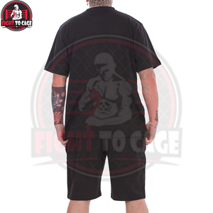 Ensemble court pour homme en coton mélangé tricoté de haute qualité, respirant et léger, idéal pour l'été - Product Image 3