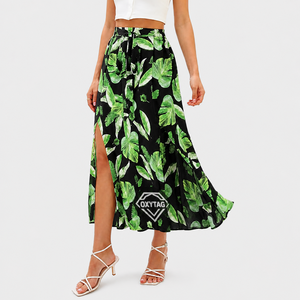 100% Cotton High Quality Women Long Hawaiian <b>Skirts</b> Autumn Natural New Style Hawaiian Wear Custom Manufactured Tropical <b>Skirt</b> - Product Image 6