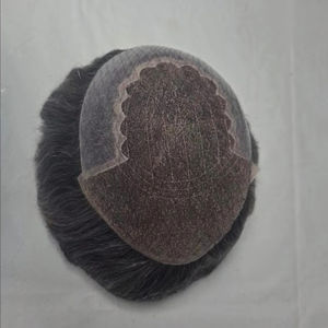 Taz Hair BD - Peluca de Cabello Humano Remy Indio para Hombre, Ondulado Profundo, con Frente de Encaje - Alibaba Bangladesh - Product Image 1