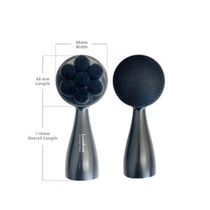 Cepillo de Limpieza Facial Transparente para Masaje de la Piel, Venta al por Mayor para Distribución Minorista, Cerdas Extrafinas, Cabezal de Silicona - Product Image 2
