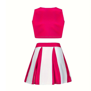 Uniformes de Porristas Personalizados con Estampado Profesional en Poliéster con Pedrería, Conjuntos de Dos Piezas para Baile de Adultos - Product Image 2