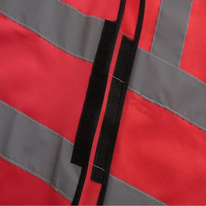 Chaleco de seguridad económico de poliéster, reflectante, para trabajo y seguridad en el tráfico, con logotipo personalizado impreso, subido por Dress Sports - Product Image 3