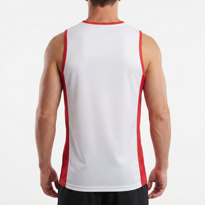 Men's Netball Jersey Custom Name Number Men Netball Jersey Lightweight Quick Dry Men Sleeveless Netball Jerseys - Product Image 2