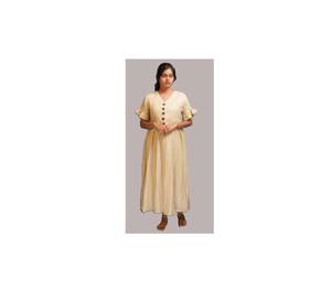 Robe d'allaitement sans manches de haute qualité, douce, longueur genou, vêtement de nuit de grossesse, antibactérienne, respirante, été, post-partum - Product Image 2
