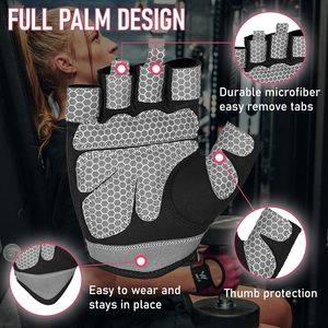 Gants de musculation pour hommes et femmes avec support de poignet pour l'entraînement, l'exercice et le fitness - Product Image 4