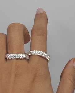 Anillo de Diamantes Cultivados en Laboratorio de 0.80 CT en Oro de 14K para Mujer |   Elegante Anillo de Diamantes para Aniversario de Bodas |   Joyería nupcial apilable - Product Image 4