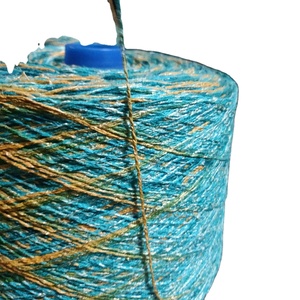 Hilo de Seda 100% Ecológico Hilado a Mano para Tejer, Bordar y Coser - Blanco y Rojo - Product Image 2