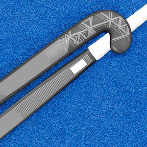 Palo de hockey personalizado con diseño de equipo, kit de hockey sobre césped con logo 3D, palo de hockey OEM de fábrica con eje estampado a medida - Product Image 3