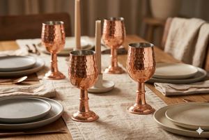 Accesorios para Vino de Acero Inoxidable con Asa de Vidrio y Cobre de Lujo Moderno Vantage, Ecológicos, Capacidad de 51-100 ml, Tamaño Personalizado - Product Image 4