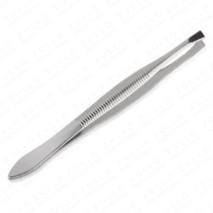 Pinzas para Cejas de Acero Inoxidable al por Mayor con Punta Inclinada, Diseño Ergonómico, Marca Privada OEM, Herramienta de Belleza Profesional - Product Image 2