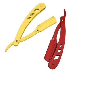 Lames de rasoir en acier inoxydable de haute qualité pour hommes, usage professionnel, outil d'épilation du visage et du corps avec manche en plastique - Product Image 4
