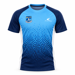 เสื้อฟุตบอลแบบใหม่ปี 2026 สำหรับผู้ชาย ผู้หญิง และทุกเพศ ชุดฟุตบอลแบบกำหนดเอง เสื้อยืดคอกลม 100% โพลีเอสเตอร์ ป้องกันแบคทีเรีย - Product Image 1