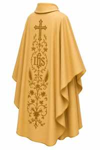 Casulla Bordada Personalizada - Ropa Tradicional de la Iglesia Católica, Tela Transpirable, Túnica de Coro Unisex para Adultos - Product Image 3