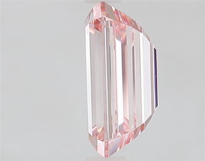 Magnífico Diamante Rosa de 5 Quilates con Corte Esmeralda, Diamante Suelto de Corte Escalonado de Color Fantasía Raro para una Obra Maestra de Joyería de Lujo Personalizada - Product Image 3