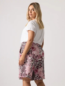 Conjunto de Camiseta y Pantalones Cortos Holgados Personalizados para Mujer, Moda Nueva, Primavera, Verano, Otoño, 100% Algodón, Transpirable, Color Sólido - Product Image 4