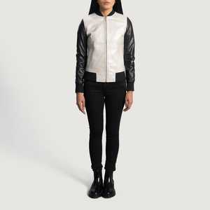 Chaqueta Bomber de Piel de Oveja para Mujer, Totalmente Personalizable, de Alta Calidad y Precio Económico, Fabricante, Primavera, Otoño, Invierno, Resistente al Viento - Product Image 3