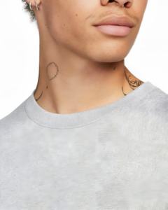 T-shirt en coton de qualité supérieure pour homme, coupe classique, manches longues, sans col, motif tricoté doux, vente en gros de vêtements pour homme - Product Image 4