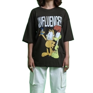 Wholesale Price Custom Silk Screen Printed Unisex Knitted Oversized T-<b>Shirts</b> Solid Color Casual Breathable Eco-Friendly Quick - Product Image 4