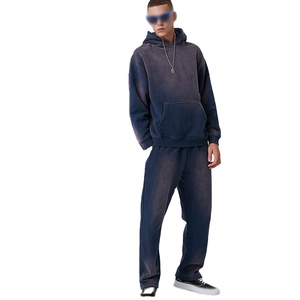 เสื้อฮู้ดซักได้กรด500แกรมสำหรับผู้ชายเสื้อปักลายกราฟิกสำหรับเสื้อครอปพิมพ์ลาย3D ฤดูหนาว - Product Image 6