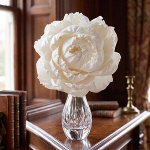 Flor de Peonía Grande de Madera Sola Hecha a Mano de 15 cm, Flor de Fragancia Natural para Difusor de Aromas, para Decoración del Hogar, Venta al por Mayor - Product Image 4