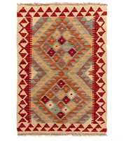Tapis Kilim 100% laine fait main |   Tapis de sol tribal tissé plat de luxe fait main en laine Kilim – Tapis plat de designer tissé à la main
