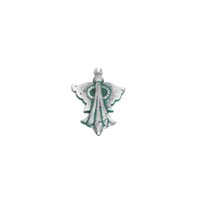 Elegante Figura de Ángel Moderna de Metal, Estatua Decorativa Hecha a Mano con Detalle de Corona, Acabado Pátin, para Montar en la Pared, Decoración Espiritual para el Hogar - Product Image 2
