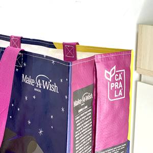 Bolsa Tejida de BOPP/PP con Impresión OEM/ODM, Color Personalizado, Tela No Tejida para Ropa o Bolsa de Compras, Reciclable, Ecológica, Grande, para Comestibles, Vietnam - Product Image 2