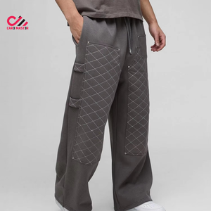 2026 Regular Fit Straight Casual Printed Design Side Pockets <b>Men</b> <b>Baggy</b> <b>Trousers</b> Polyester Cotton Waterproof Canvas Quick Dry - Product Image 2