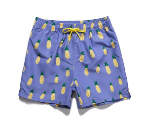 Short de bain pour homme de qualité supérieure, short de plage en maille, fermeture élastique, respirant, séchage rapide, poches zippées, grande taille - Product Image 3