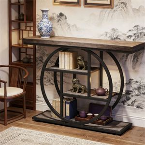 Consolle Moderna con Vano Portaoggetti per Ingresso e Divano, Decorativa per Soggiorno e Corridoio - Product Image 3