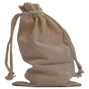 Pochette à cordon 100% coton, logo personnalisé imprimé, écologique, de haute qualité, lavable, grande capacité, sac anti-poussière réutilisable, doux - Product Image 2