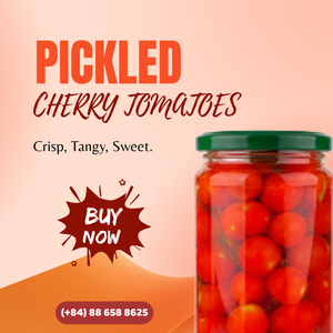 Tomates cerises marinées en conserve, couleurs assorties, prêtes à consommer, saveur épicée, durée de conservation de 24 mois, 15-30 oz, Kim Minh International - Product Image 2