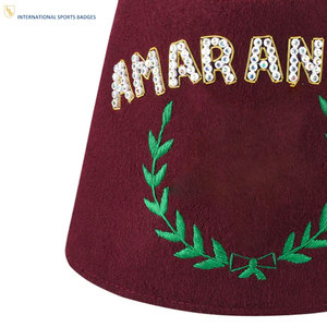 Offre de Gros Usine : Chapeaux Fez Maçonniques Brodés de Haute Qualité, Matériaux Durables, Designs Personnalisés, Décontractés et Ajustables - Product Image 4