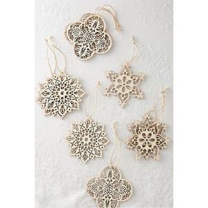 Ornements de Noël en bois naturel en vrac, motif rennes superposés et forêt de pin, décorations de fête pour les fêtes de fin d'année - Product Image 4