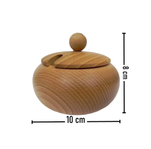 Pots à sel, poivre et sucre en bois, accessoires de restaurant, pots à sucre de cuisine, 3 pots à prix les plus bas - Product Image 1