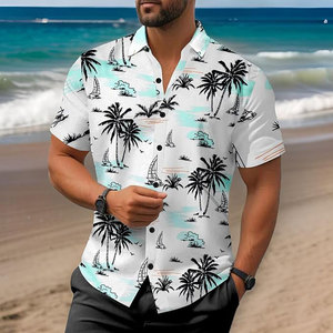 เสื้อแขนสั้นสำหรับผู้ชาย, ผ้าฝ้ายแท้ระบายอากาศได้ดีบางลำลองเสื้อครึ่งแขน - Product Image 5