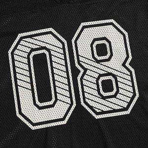 OEM <b>Men</b> Women Cropped Printed Mesh Jersey <b>Retro</b> Football <b>Shirt</b> Oversized Boxy Polyester Summer Streetwear Casual Short Quick Dry - Product Image 6